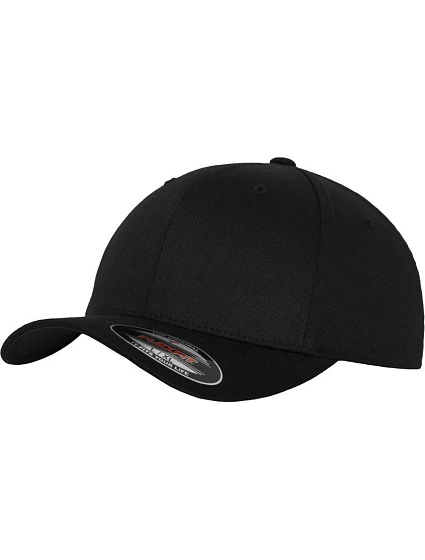 Flexfit 6277 6-panelová čiapka Flexfit Wooly Combed 55.6277 čierna/čierna