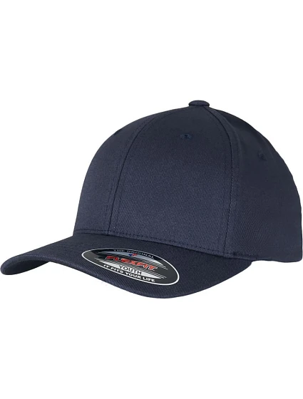 Flexfit 6277 6-panelová čiapka Flexfit Wooly Combed 55.6277 tmavomodrá/tmavomodrá