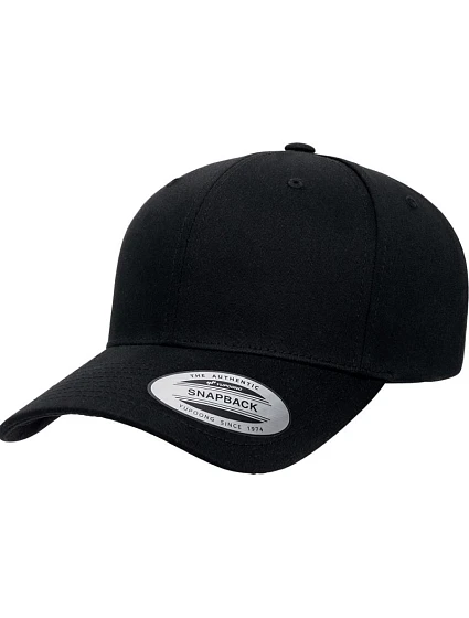Flexfit 6389 6 panelová Snapback kšiltovka "Retro" 55.6389 black