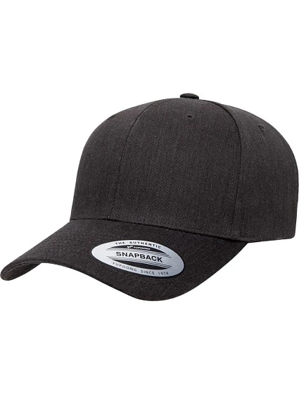 Flexfit 6389 6-panelová snapbacková čiapka „Retro“ 55.6389 tmavošedá melírovaná Flexfit 6389 6-panelová snapbacková čiapka „Retro“ 55.6389 tmavošedá melírovaná