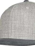 Flexfit 6089MS/6089VM 6-panelová snapbacková čiapka „Melange“ 55.689M šedá/šedá