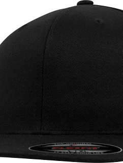 Flexfit 6277FV 6-panelová čiapka Flexfit 55.77FV čierna