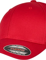 Flexfit 6277OC 6-panelová čiapka z biobavlny 55.77OC červená