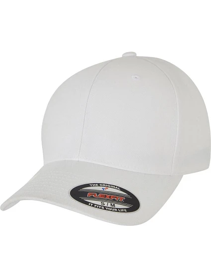 Flexfit 6277WR 6-panelová čiapka s výložkom „Waterrepellent“ 55.77WR biela Flexfit 6277WR 6-panelová čiapka s výložkom „Waterrepellent“ 55.77WR biela