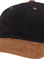 Flexfit 9279 6-panelová čiapka „Corduroy Suede“ 55.9279 čierna/karamelová