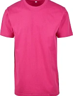 Build your Brand BY 004 Tričko z hrubej bavlny 56.0004 hibiscus pink