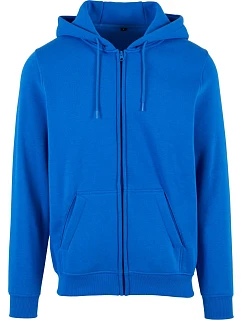 Build your Brand BY 012 Mikina s kapucí z těžké bavlny 56.0012 intense blue