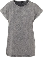 Build your Brand BY 053 Dámske tričko „Acid Wash“ 56.0053 šedá čierna
