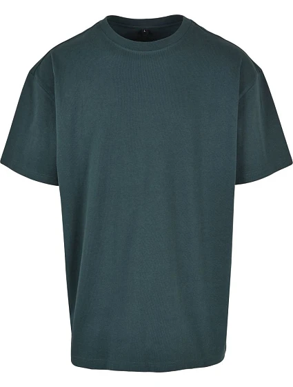 Build your Brand BY 102 Oversize tričko z hrubej bavlny 56.0102 fľašovo zelené Build your Brand BY 102 Oversize tričko z hrubej bavlny 56.0102 fľašovo zelené