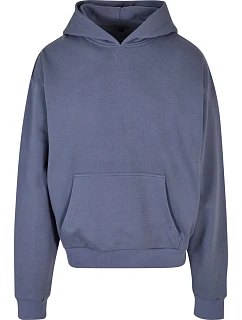 Build your Brand BY 162 Mikina s kapucí z těžké bavlny "Ultra Heavy" 56.0162 vintage blue