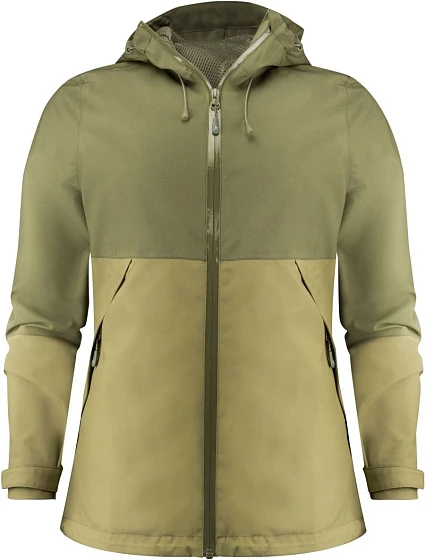 James Harvest Northville Jacket Women Dámska bunda do dažďa „Two-Tone“ 62.1044 moss green