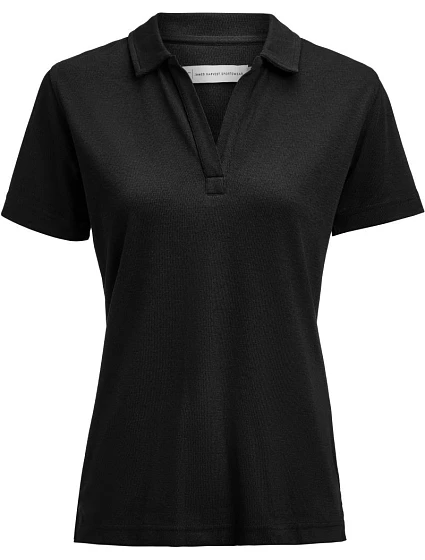 James Harvest Scarsdale Polo Women Dámske piqué polo z hrubej bavlny 62.2504 čierne