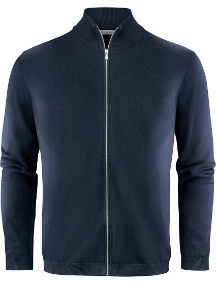 James Harvest Ashland Cardigan Pánsky sveter 62.2514 tmavomodrý