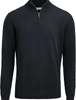 James Harvest Ashland Halfzip – unisexový sveter s 1/4 zipsom 62.2515, tmavomodrý