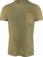 James Harvest Walcott T-Shirt Men Pánske tričko „Two-Tone“ 62.4020 machovo zelené