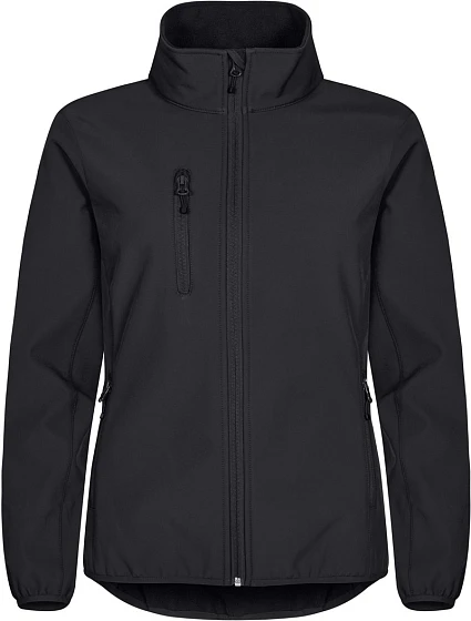 Clique Classic Softshell Jkt W Dámska 3-vrstvová softshellová bunda 67.0915 čierna