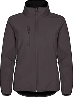 Clique Classic Softshell Jkt W Dámska 3-vrstvová softshellová bunda 67.0915 tmavošedá
