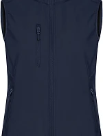 Clique Classic Softshell Vest W Dámska 3-vrstvová softshellová vesta 67.0916 tmavomodrá