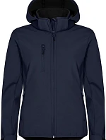 Clique Classics Softshell Hoody W Dámska 3-vrstvová softshellová bunda s kapucňou 67.0917 tmavomodrá