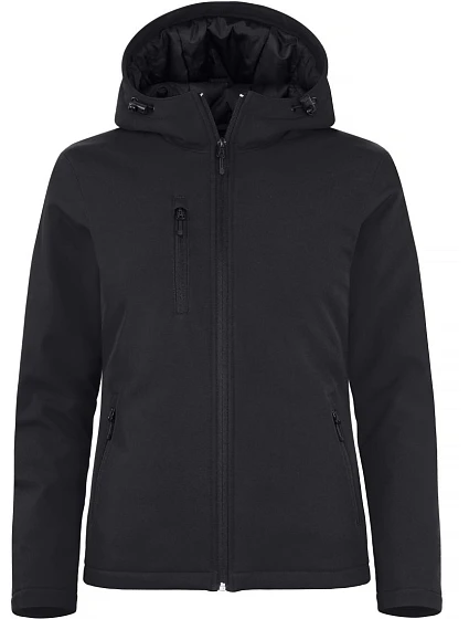 Clique Padded Hooded Softshell Women – Dámska zateplená softshellová bunda s kapucňou 67.0953 čierna Clique Padded Hooded Softshell Women – Dámska zateplená softshellová bunda s kapucňou 67.0953 čierna