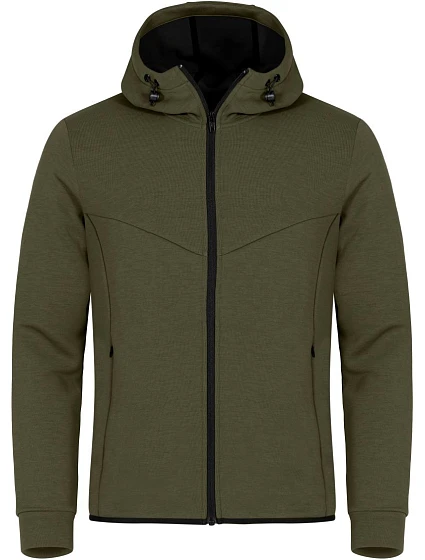 Clique Hayden Sweat Jacket Men Pánska mikina s kapucňou 67.1024 fog green Clique Hayden Sweat Jacket Men Pánska mikina s kapucňou 67.1024 fog green
