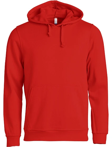 Clique Basic Hoody Unisex mikina s kapucí 67.2131 red Clique Basic Hoody Unisex mikina s kapucí 67.2131 red