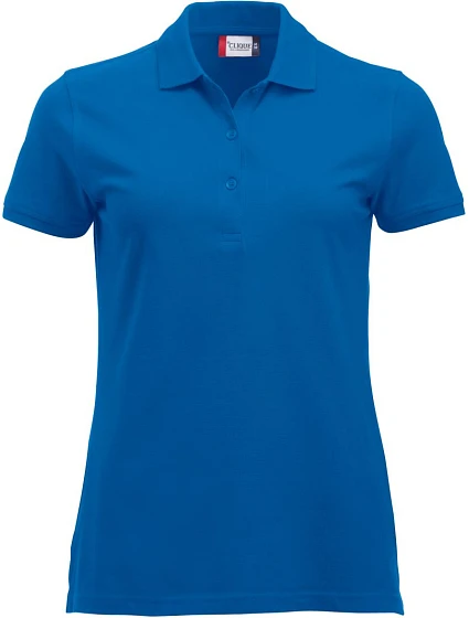 Clique Classic Marion S/S Dámske polo tričko z hrubej bavlny 67.8246 kráľovská modrá Clique Classic Marion S/S Dámske polo tričko z hrubej bavlny 67.8246 kráľovská modrá