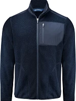 Cutter & Buck Cascade Sherpa Men Pánska fleecová bunda Sherpa 68.1470 tmavomodrá