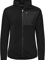 Cutter & Buck Cascade Sherpa Women Dámska fleecová bunda Sherpa 68.1471 čierna