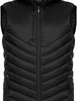 Cutter & Buck Mount Adams Vest Men Pánska prešívaná vesta 68.1482 čierna