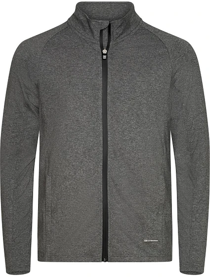 Cutter & Buck Adapt Jacket Men Pánska fleecová bunda 68.8420 antracitová melírovaná Cutter & Buck Adapt Jacket Men Pánska fleecová bunda 68.8420 antracitová melírovaná