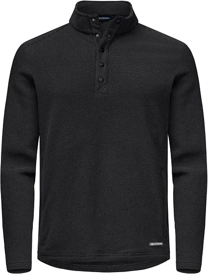 Cutter & Buck Hunts Fleece Men Pánska fleecová mikina „Hunts Point“ 68.8428 čierna