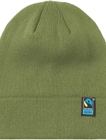 Neutral O 93055 Pletená čiapka z organického materiálu s certifikátom Fairtrade 77.9355 military