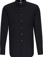 Seidensticker Shirt Regular LSL Košeľa s dlhým rukávom 78.3000 čierna