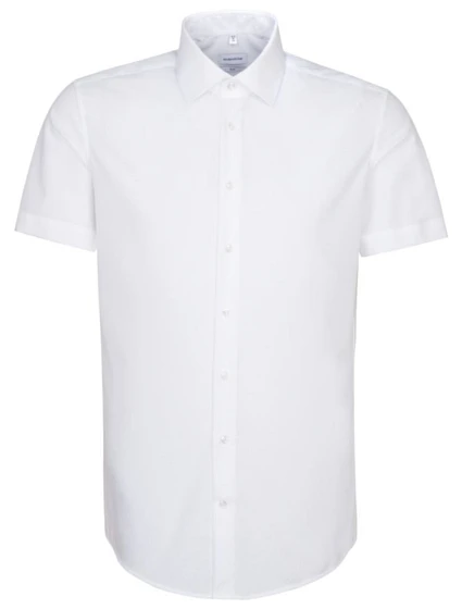 Seidensticker Shirt Slim SSL Košeľa s krátkym rukávom 78.6521 biela Seidensticker Shirt Slim SSL Košeľa s krátkym rukávom 78.6521 biela