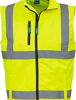 Yoko HV 006 Hi-Vis softshellová vesta 79.V006 hi vis yellow