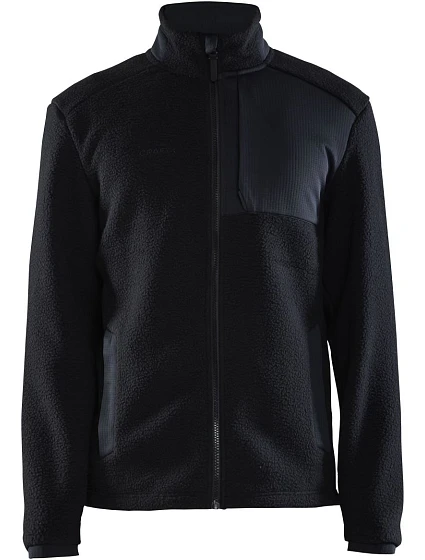 Craft Corporate ADV Pile Fleece Jacket M Pánska fleecová bunda Sherpa 81.2220 čierna Craft Corporate ADV Pile Fleece Jacket M Pánska fleecová bunda Sherpa 81.2220 čierna