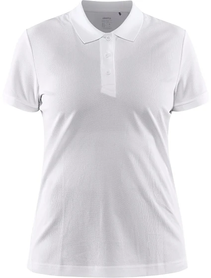 Craft Corporate CORE Unify Polo Shirt W Dámske športové polo tričko 81.9139 biele Craft Corporate CORE Unify Polo Shirt W Dámske športové polo tričko 81.9139 biele
