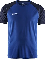 Craft Teamwear Squad Go Contrast Jersey M Pánske kontrastné športové tričko 82.2725 club cobolt/navy
