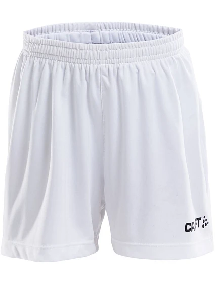 Craft Teamwear Squad Go Short Solid Jr Detské športové šortky 82.5586 biele Craft Teamwear Squad Go Short Solid Jr Detské športové šortky 82.5586 biele