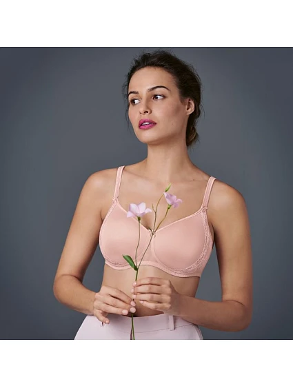 Mäkká podprsenka Lace Rose s penovou výplňou 5618 rosewood - RosaFaia Mäkká podprsenka Lace Rose s penovou výplňou 5618 rosewood - RosaFaia