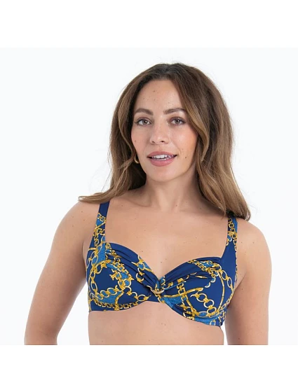 Style Hermine Top Bikini horní díl model 21869762 modrý denim RosaFaia - Rosa Faia Style Hermine Top Bikini horní díl model 21869762 modrý denim RosaFaia - Rosa Faia