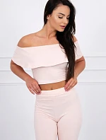 Frill set púder ružový