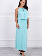 Boho šaty s peplum plisé