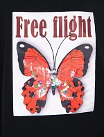 Blúzka Free Flight čierna