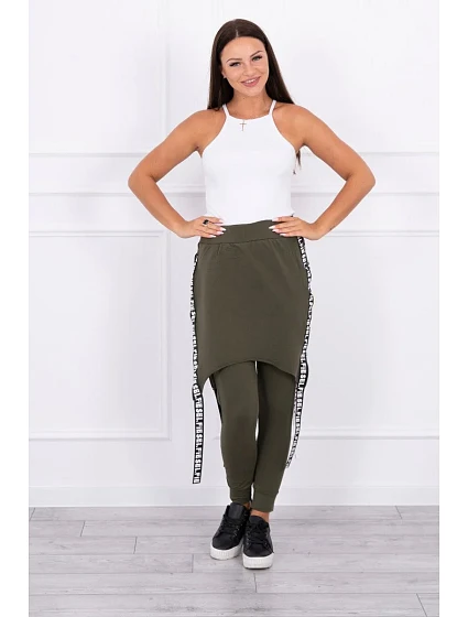 s nápisem khaki model 18743250 - K-Fashion