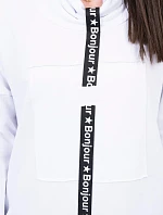 Šaty s kravatou bielej