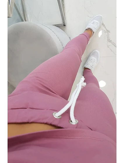 Sada s potiskem Queen tmavě růžová