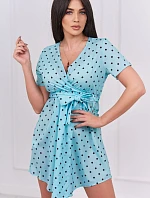 Mätové bodkované šaty