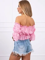 Blúzka vo svetlo ružovej farbe
